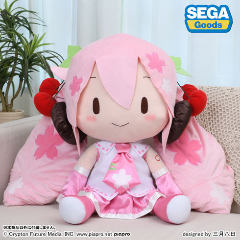『初音ミクシリーズ』桜ミク ふわぷち どでかジャンボぬいぐるみ